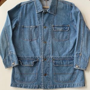 Vintage Denim Chore Coat